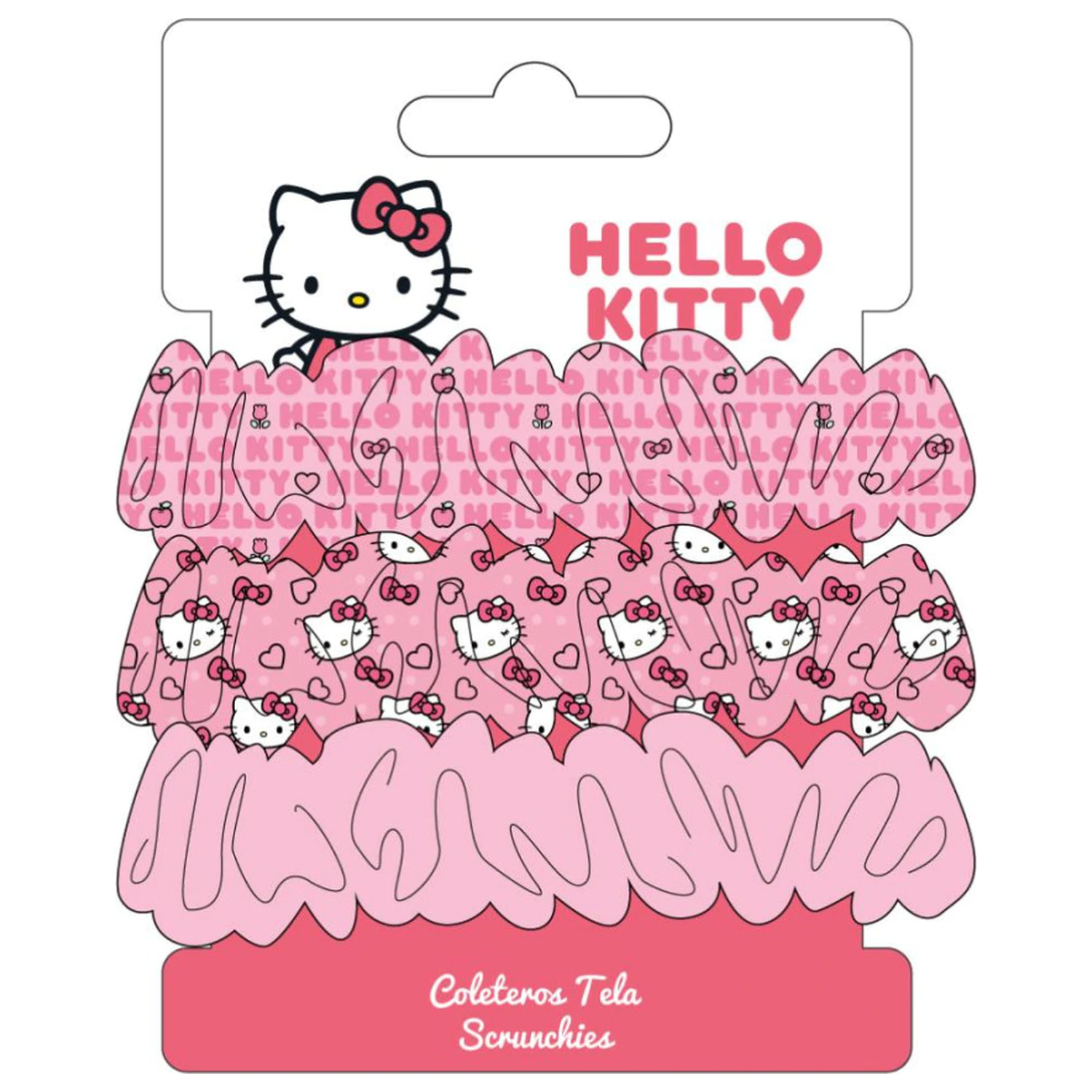 Hello Kitty Scrunchie Set 3 piese pentru păr poza produsului