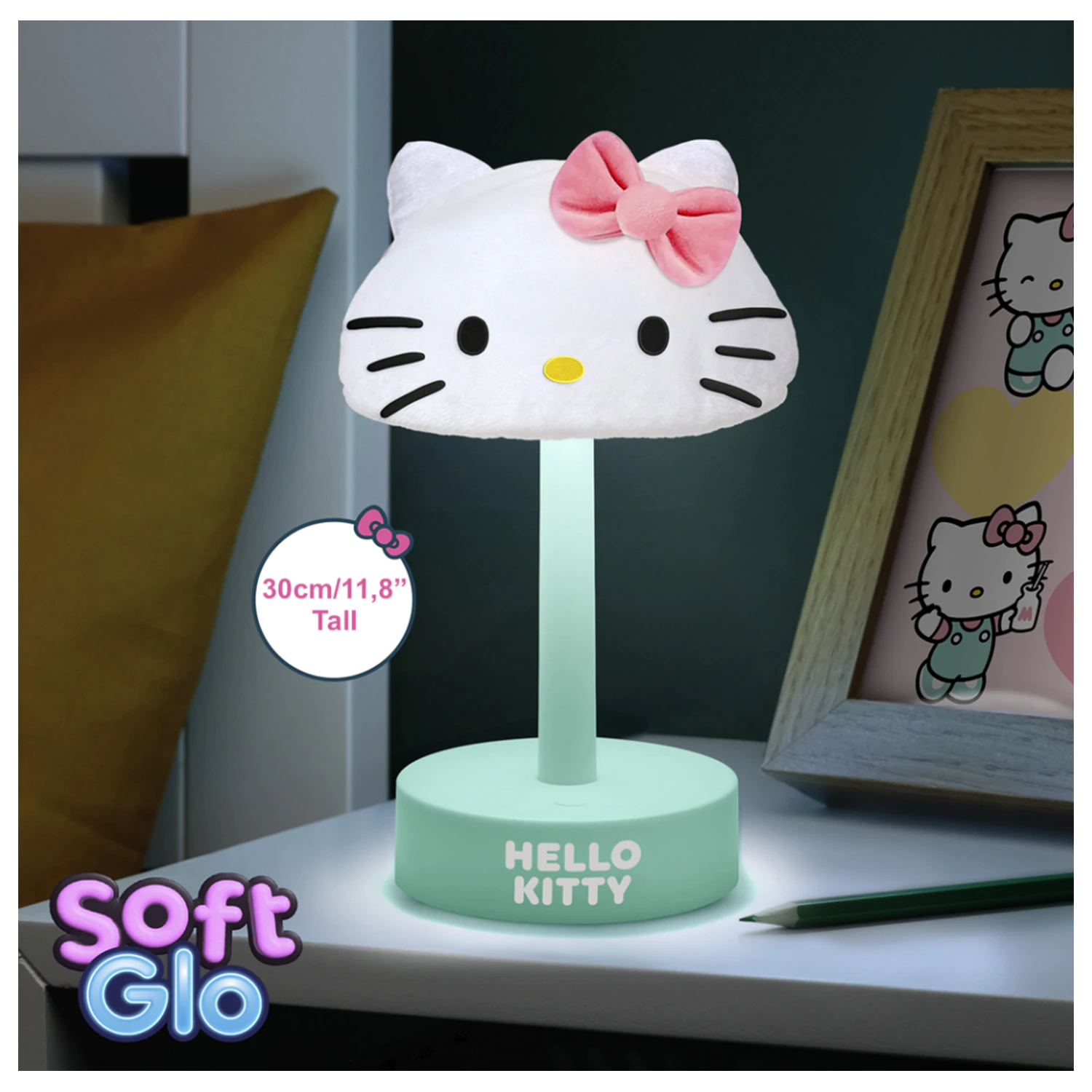 Hello Kitty 'SoftGlo' Lampă decorativă Pufoasă poza produsului