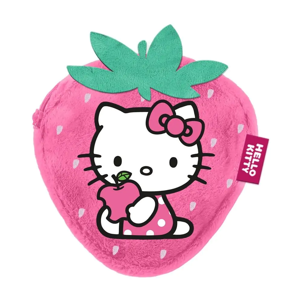 Hello Kitty Strawberry pluș portmoneu poza produsului