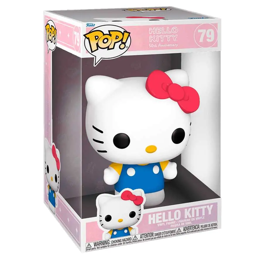 Figurină de vinil Hello Kitty Super Dimensiuni Jumbo POP! Hello Kitty 25 cm poza produsului