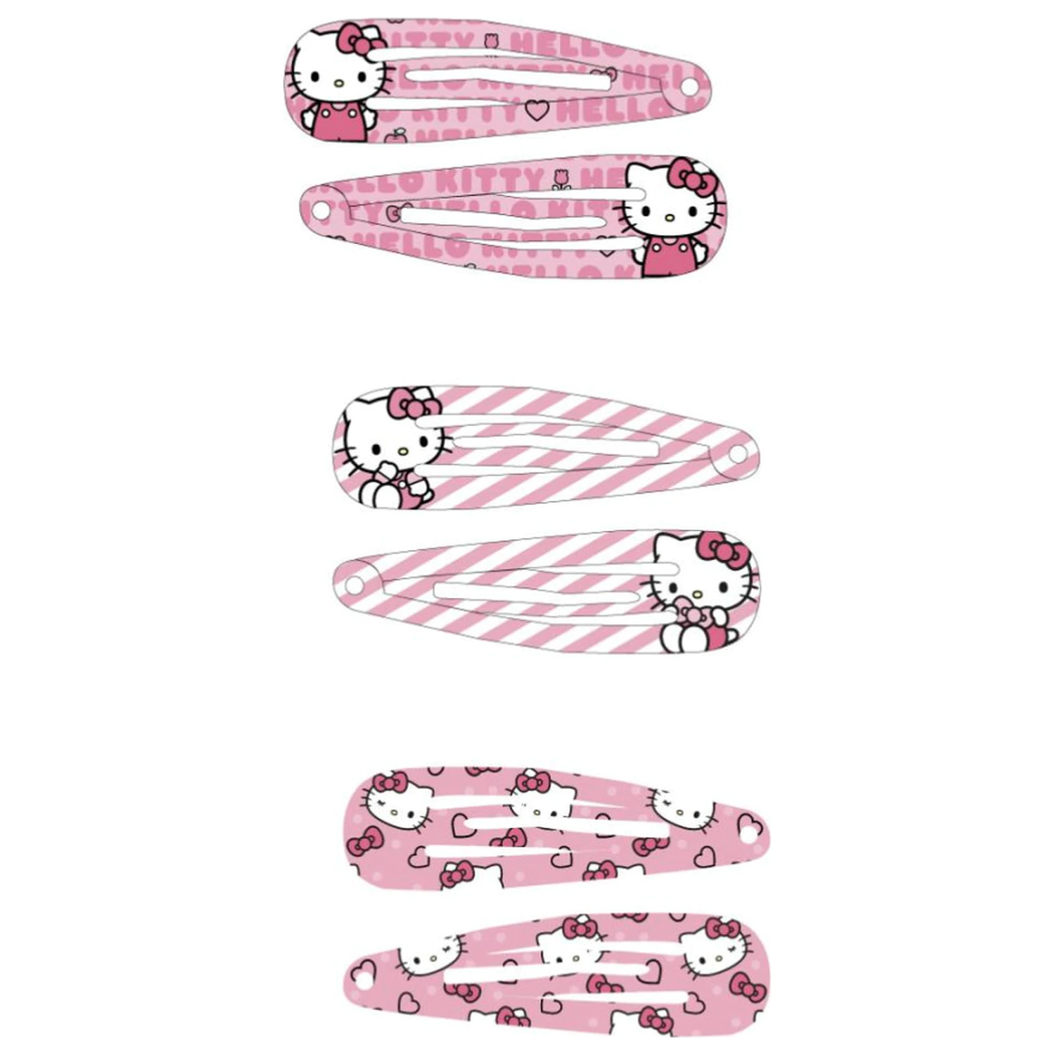 Hello Kitty Sweet Hair Clip Set 6 bucăți poza produsului