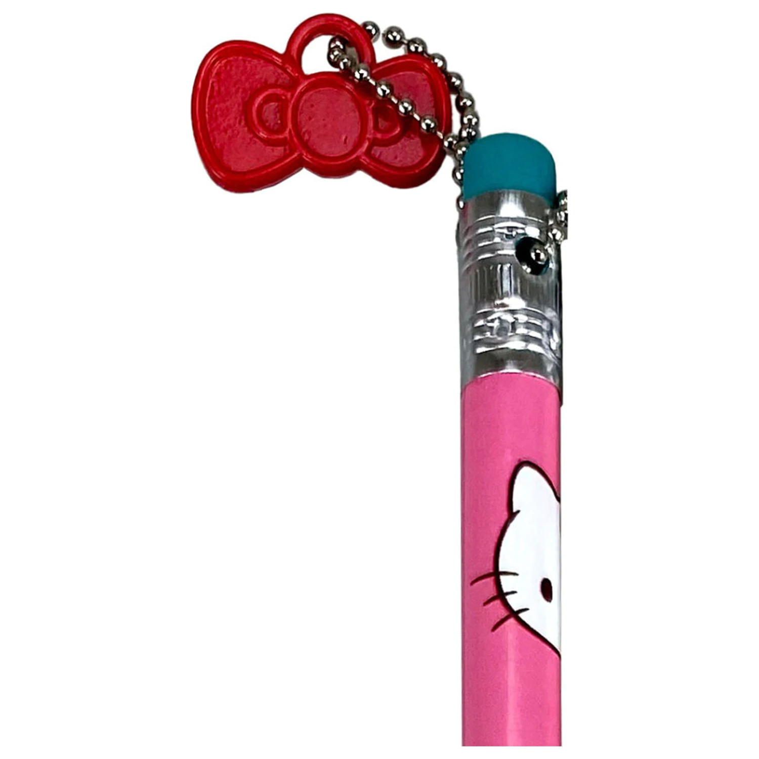 Hello Kitty Sweetheart Pink Creion Grafit HB cu Topper poza produsului