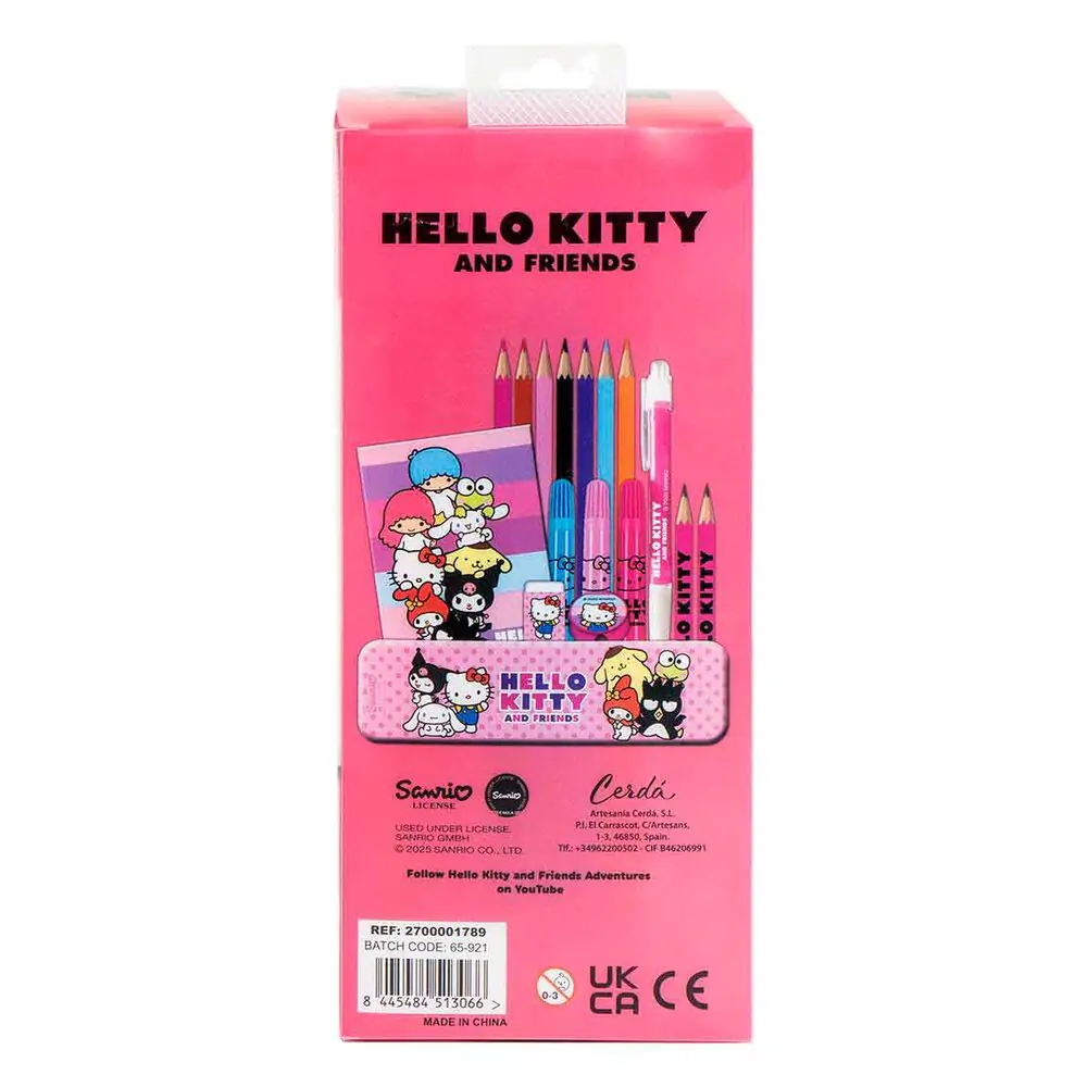 Hello Kitty set de papetărie pentru colorat poza produsului