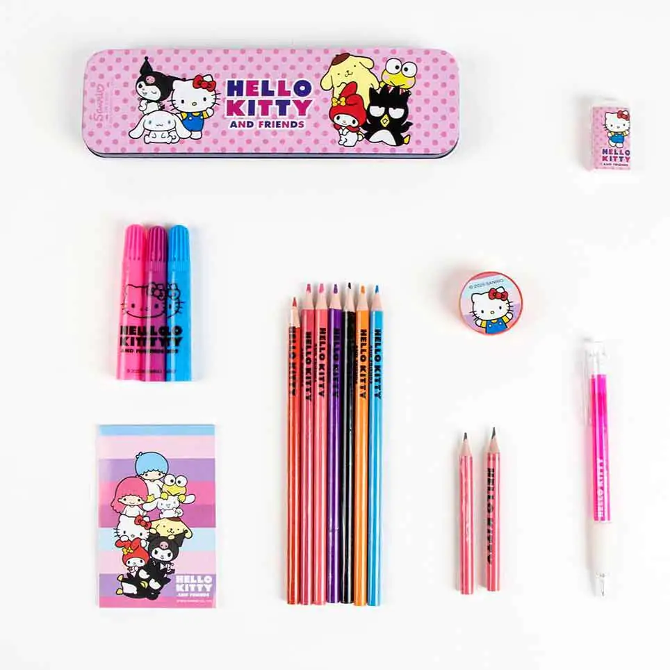 Hello Kitty set de papetărie de colorat poza produsului