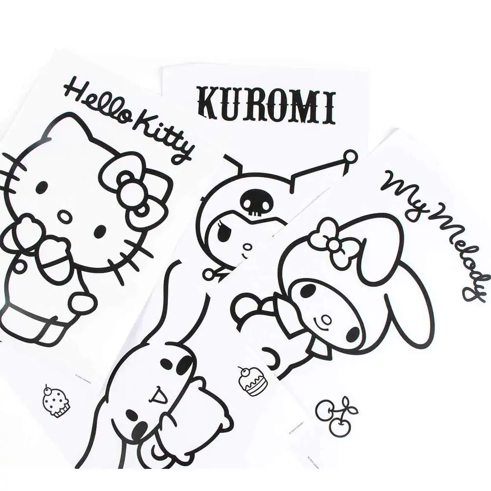 Hello Kitty set de papetărie de colorat poza produsului