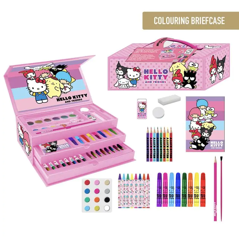 Hello Kitty trusă de colorat stationery case poza produsului