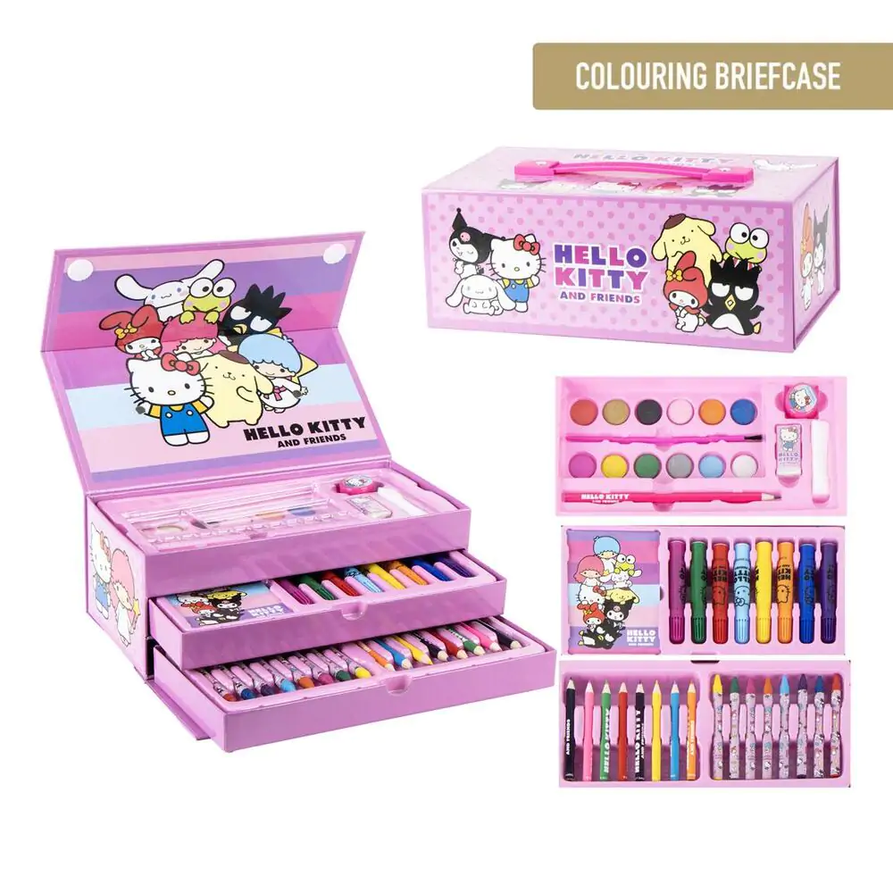 Hello Kitty trusă de colorat stationery case poza produsului