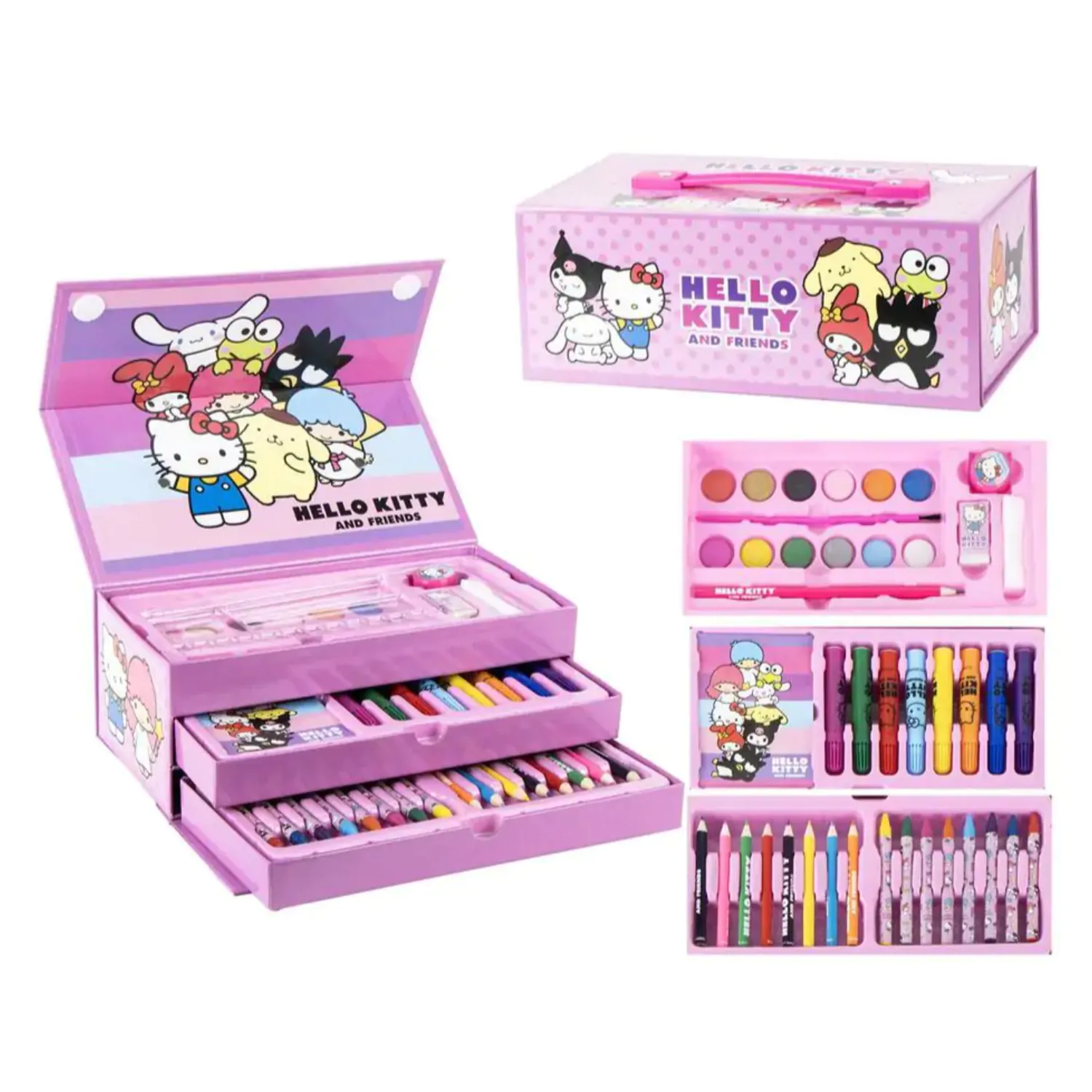 Hello Kitty trusă de colorat stationery case poza produsului
