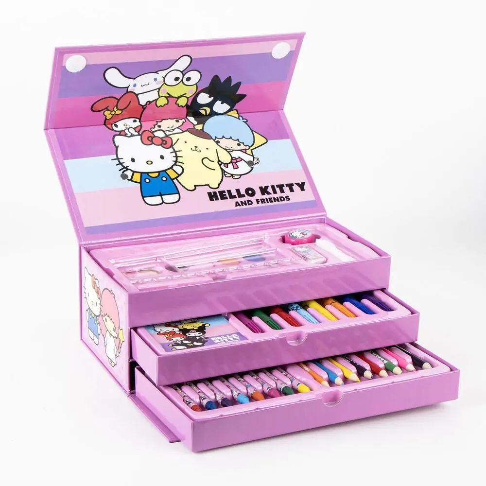 Hello Kitty trusă de colorat stationery case poza produsului