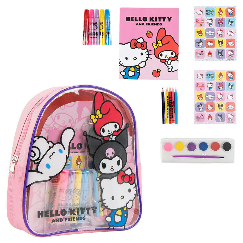 Hello Kitty rucsac set papetărie poza produsului