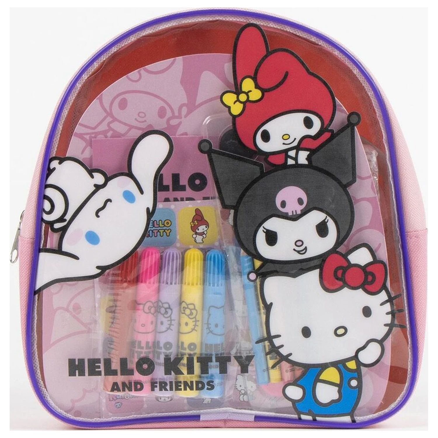 Hello Kitty rucsac set papetărie poza produsului