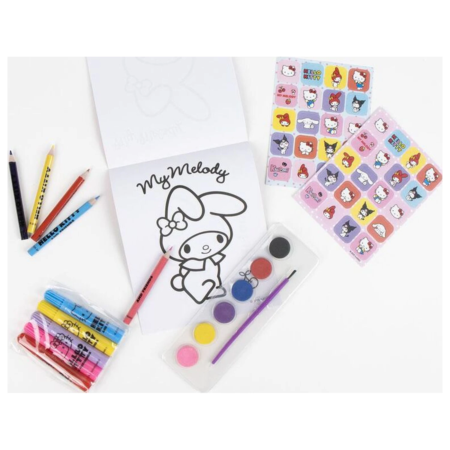 Hello Kitty rucsac set papetărie poza produsului