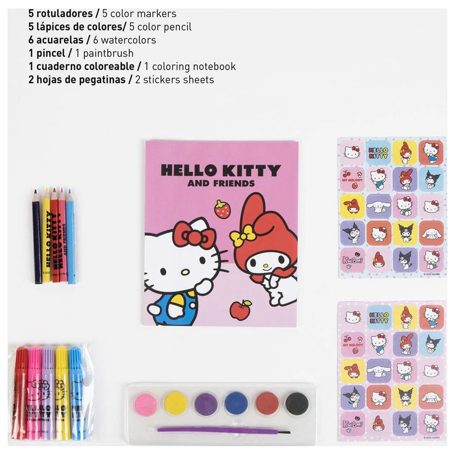 Hello Kitty rucsac set papetărie poza produsului