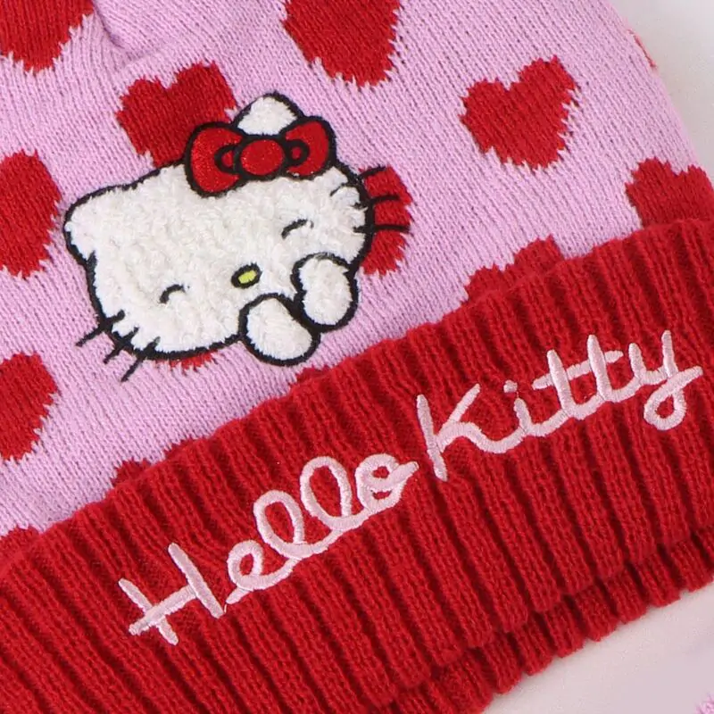Hello Kitty set de iarna cagula manusi poza produsului