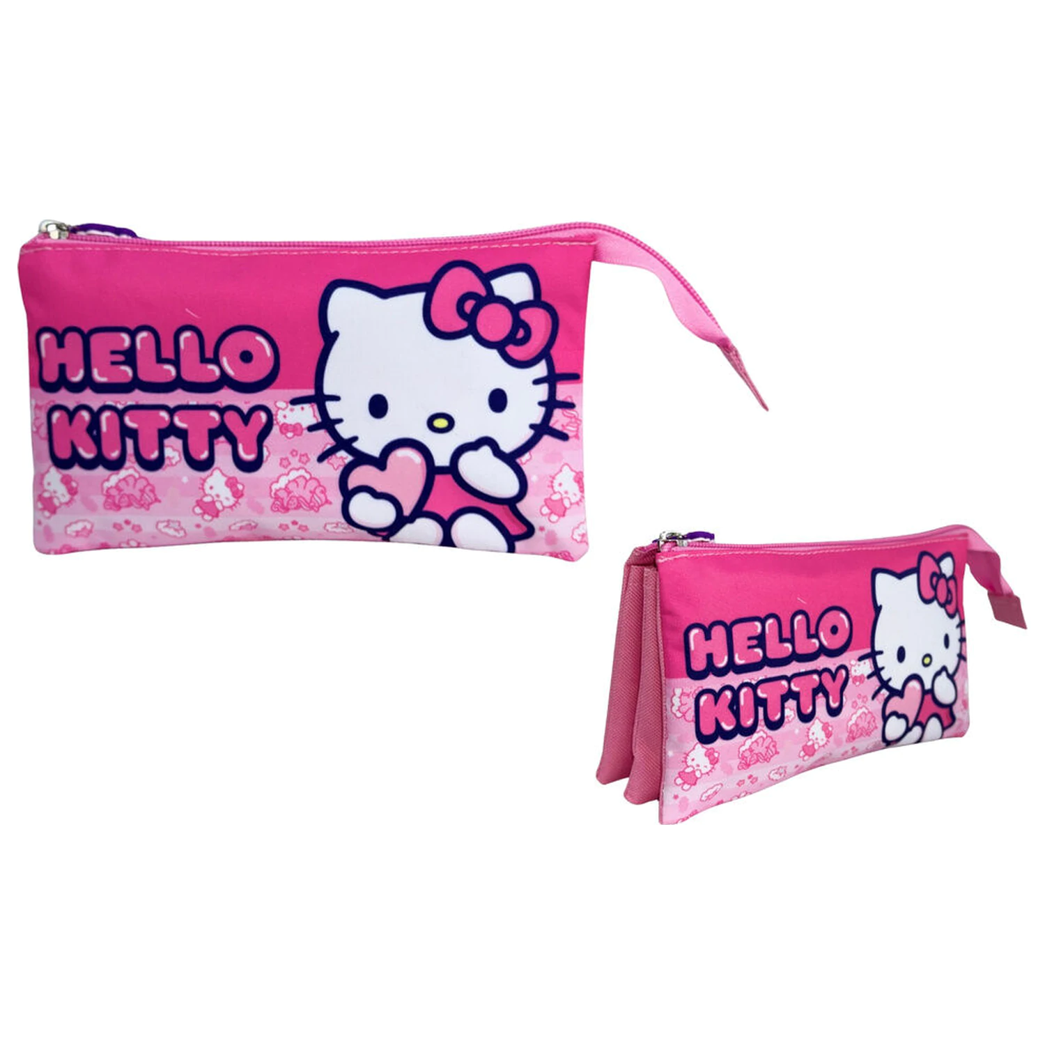 Hello Kitty triplu penar poza produsului