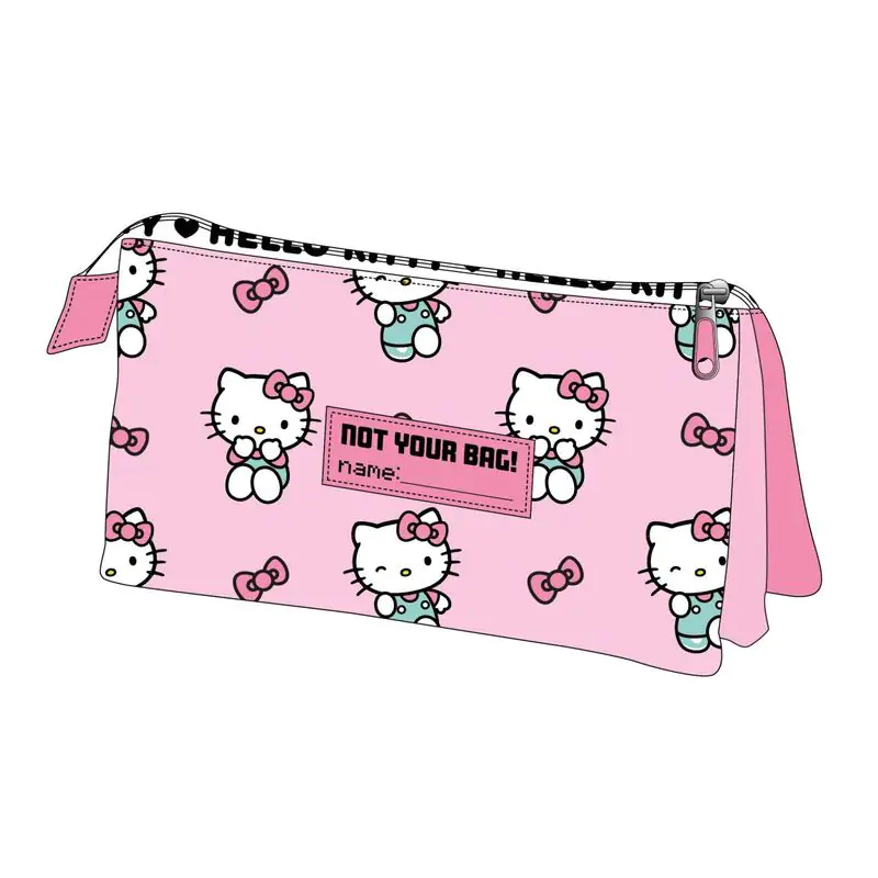 Hello Kitty etui triplu pentru creioane poza produsului