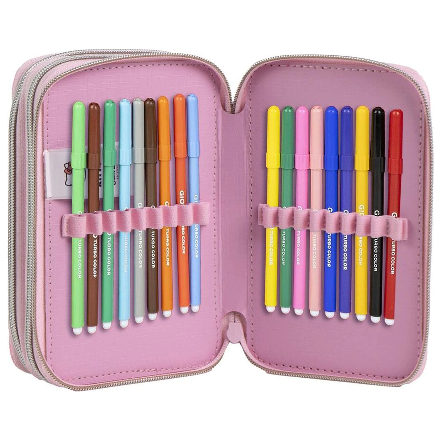 Hello Kitty etui triplu pentru creioane poza produsului