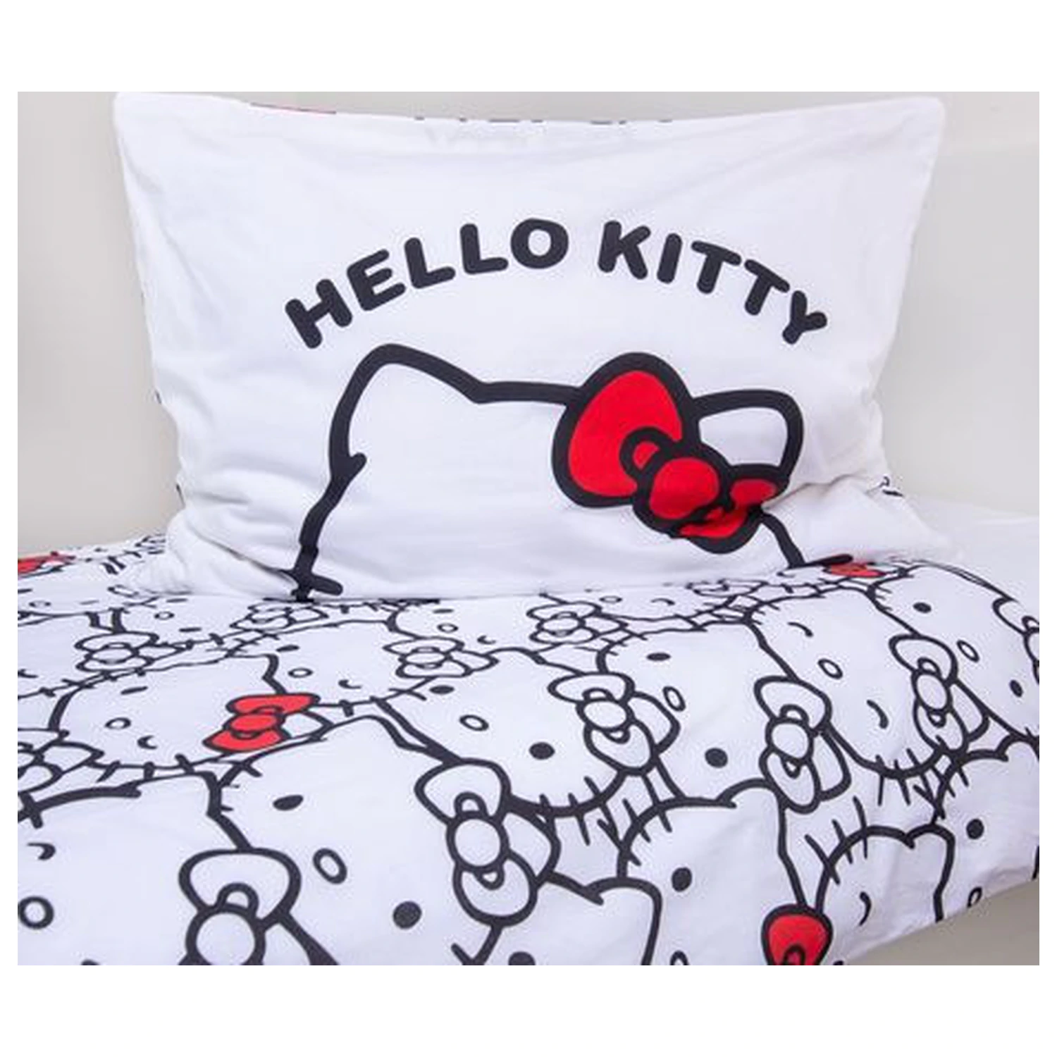 Hello Kitty Husă albă de plapumă poza produsului