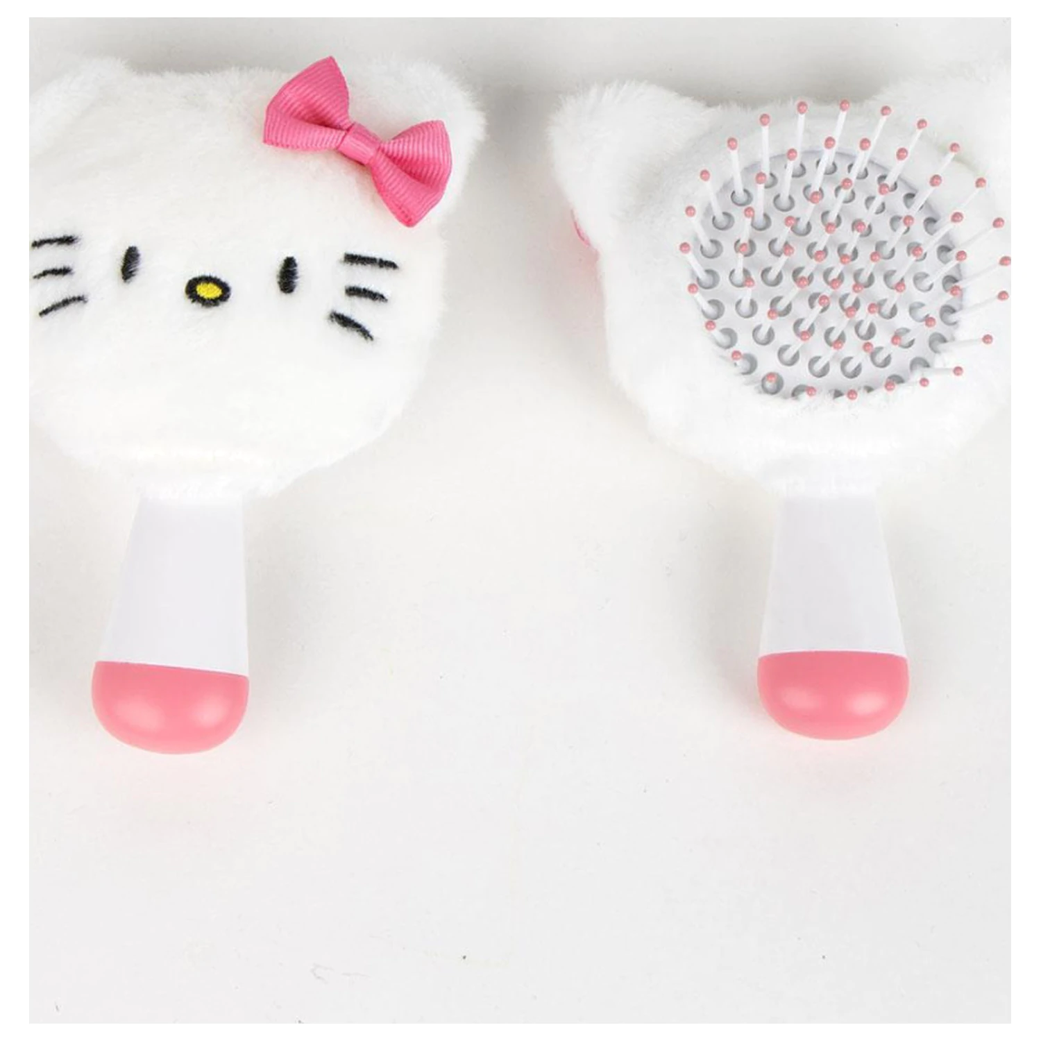 Hello Kitty White mini perie de păr de pluș, pieptene 13 cm poza produsului
