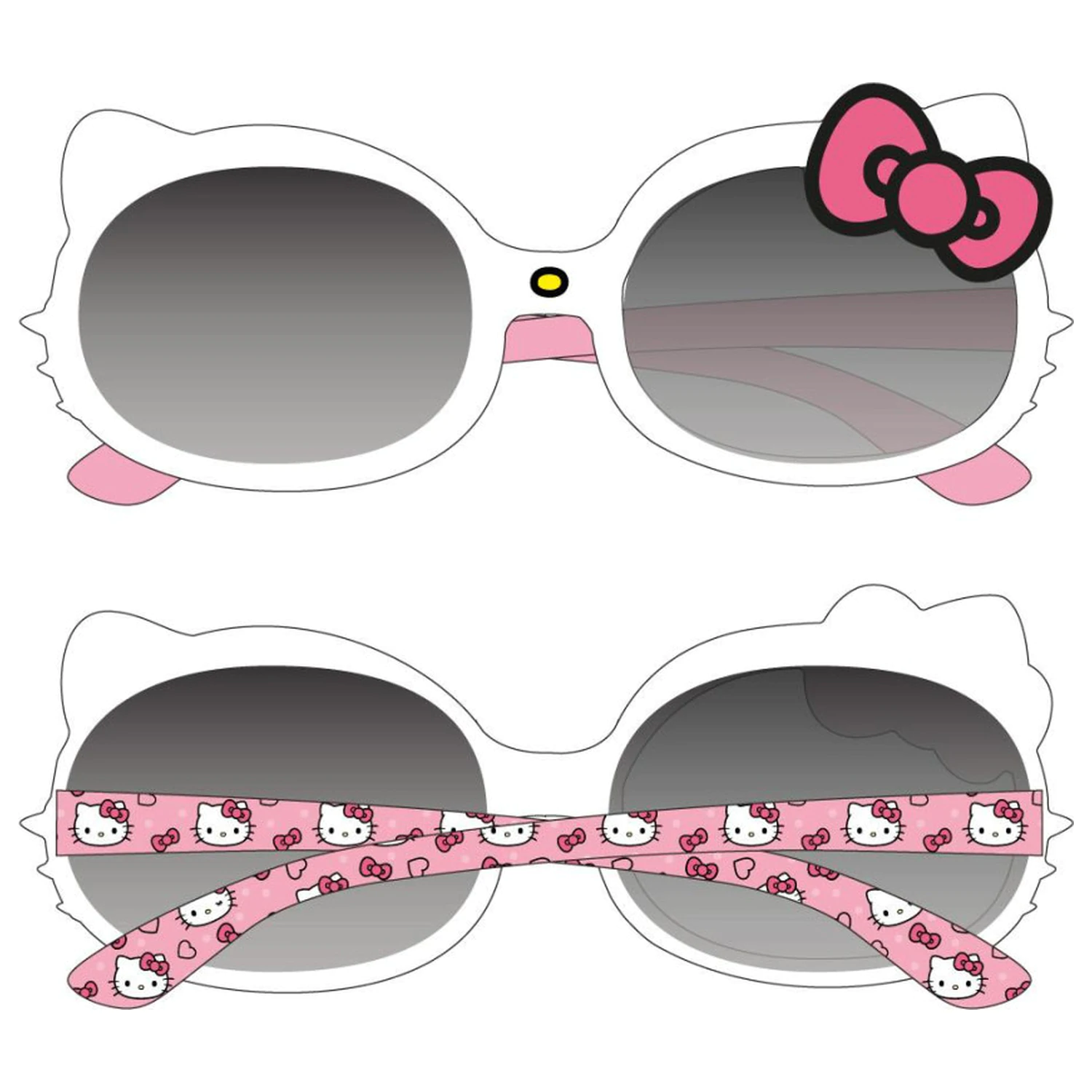 Hello Kitty ochelari de soare albi poza produsului