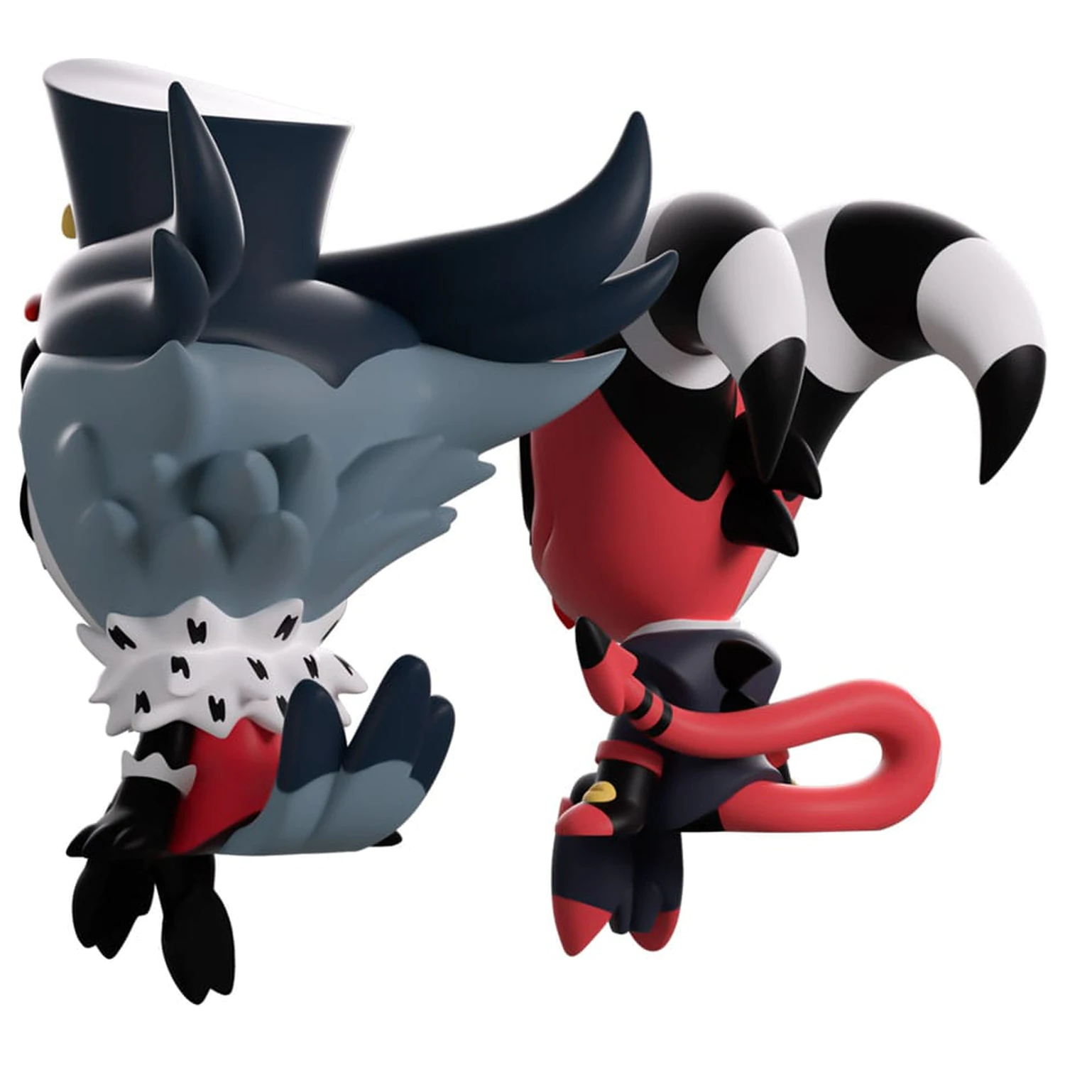 Figurine de vinil Helluva Boss Blitzo si Stolas Monitor Buddiez poza produsului