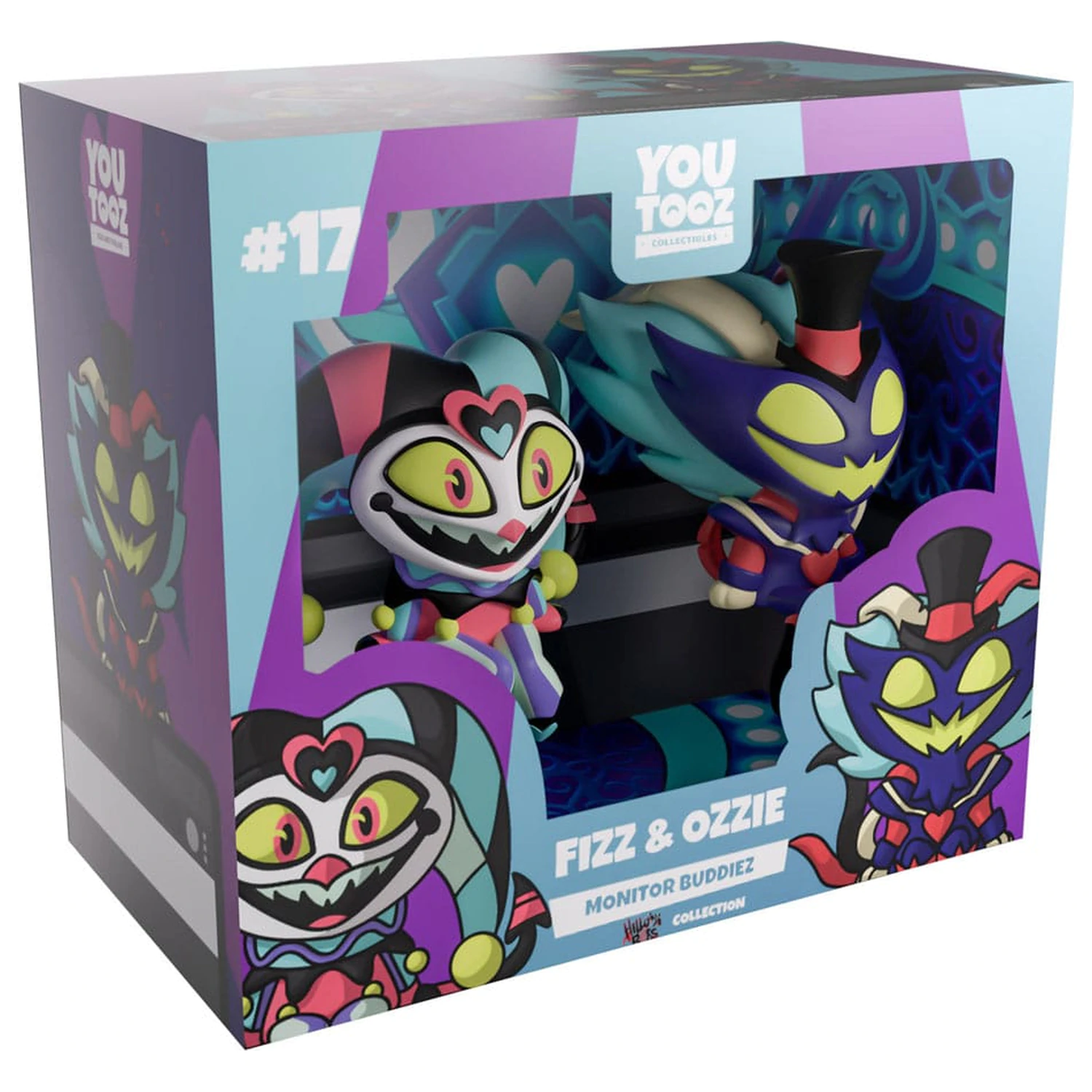 Helluva Boss Figurine de vinil Fizz & Ozzie Monitor Buddiez poza produsului