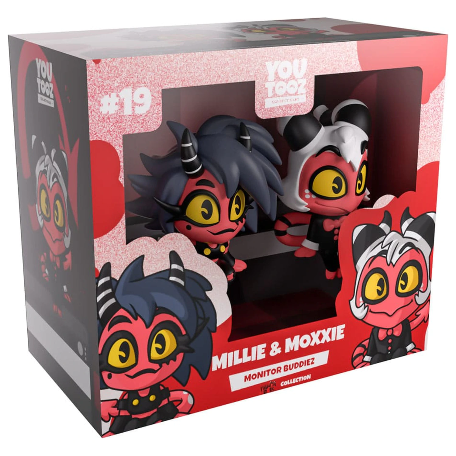 Helluva Boss Figurine de vinil Millie & Moxxie Monitor Buddiez poza produsului