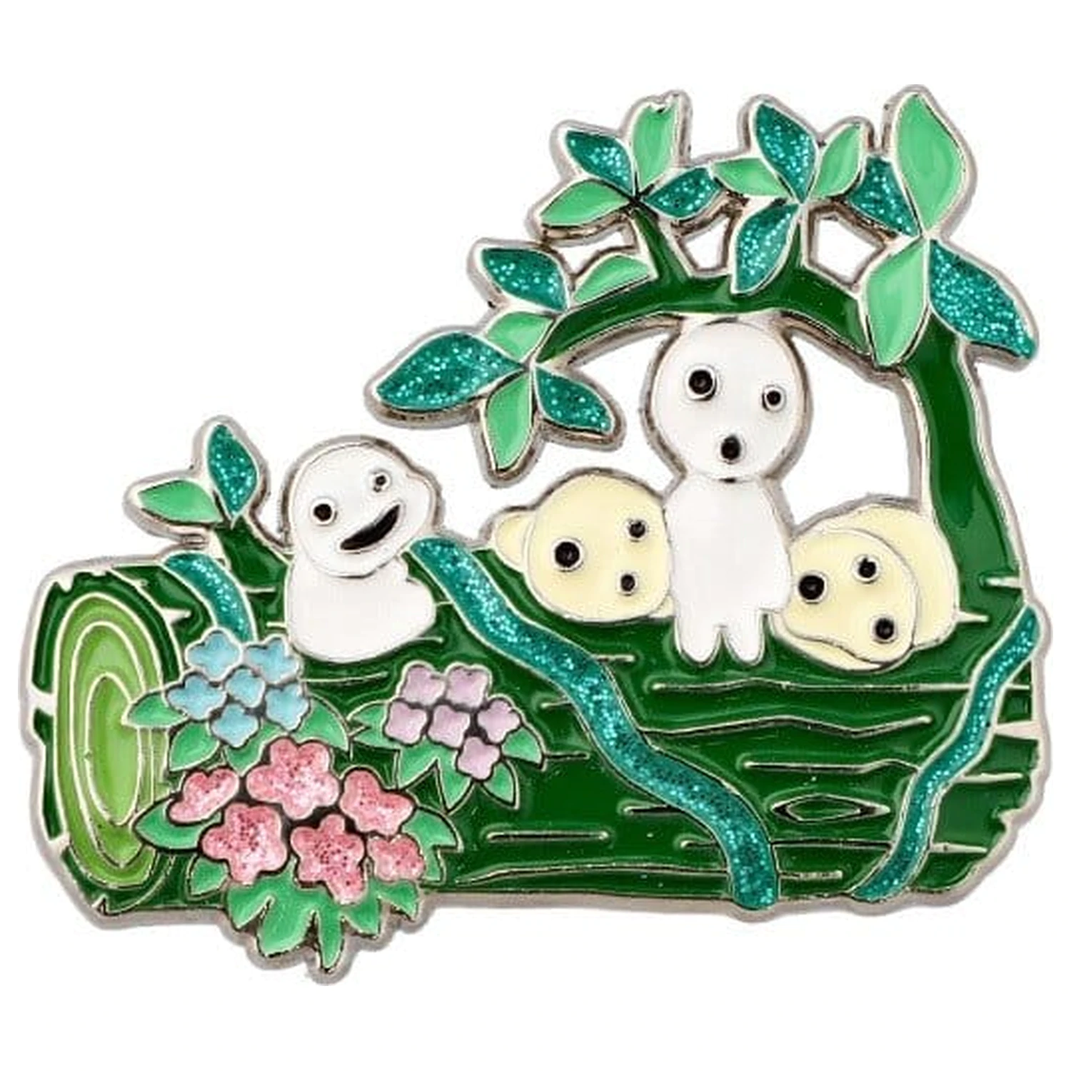 Princess Mononoke Metal Brosa Kodama poza produsului