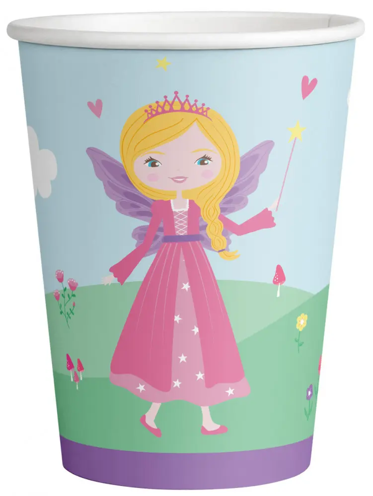 Princesses Paper Cups, 8 bucati, 250 ml poza produsului