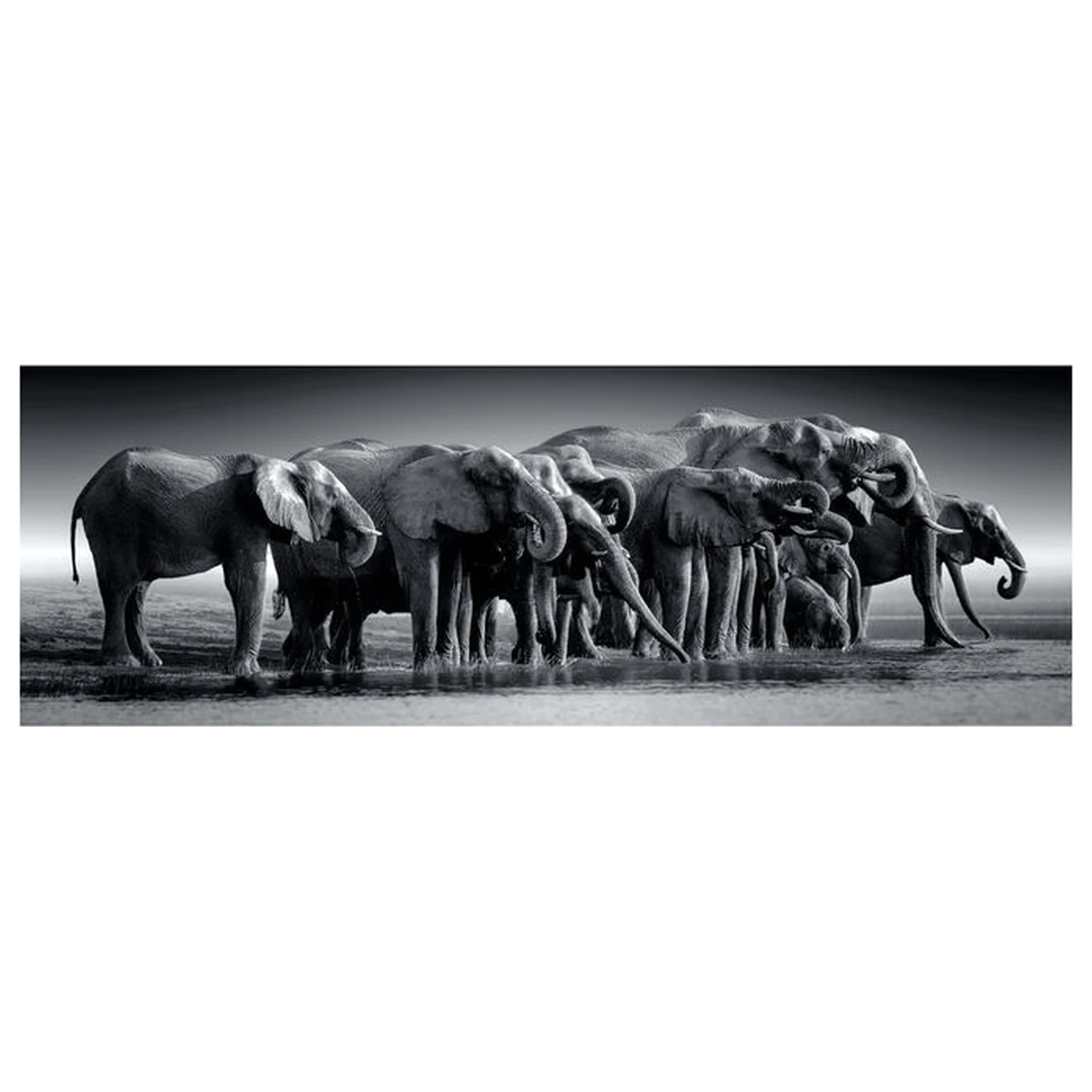 Herd of Giants Panorama puzzle 1000 piese poza produsului