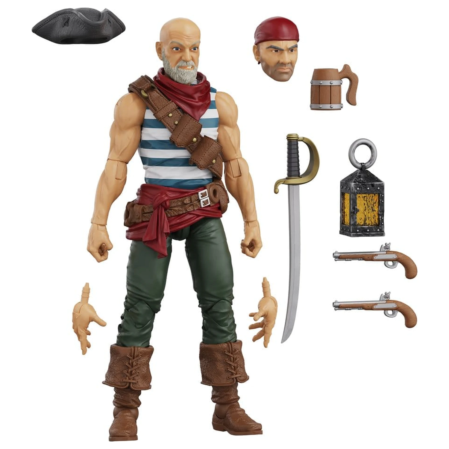 Hero H.A.C.K.S. Core Action Figure 1/18 Heroes and Villains Wave 1 Daniel Wright: Pirate Quartermaster poza produsului