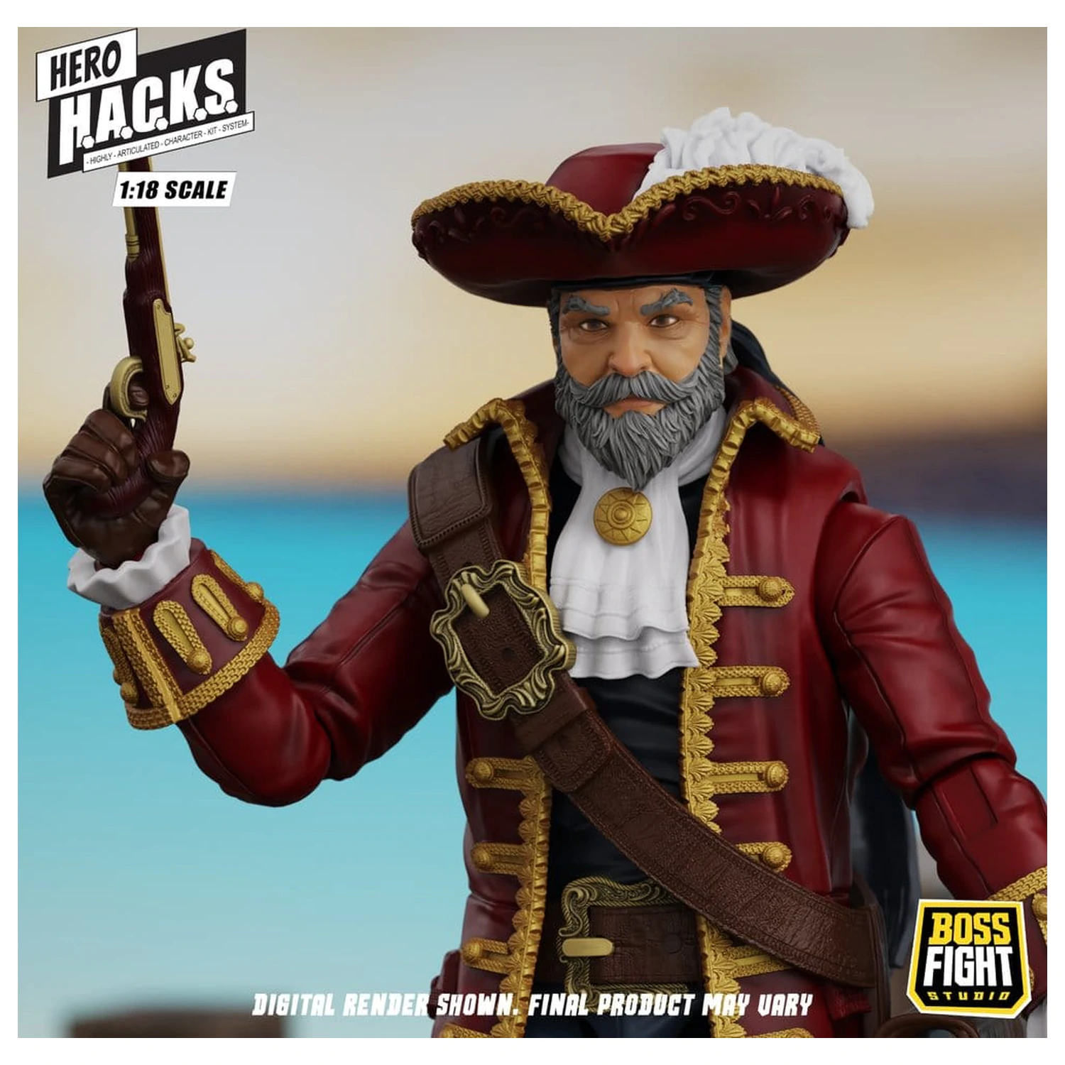 Hero H.A.C.K.S. Core Figurina de actiune 1/18 Heroes and Villains Wave 1 John Bradford: Captain of the Temporal Voyager poza produsului