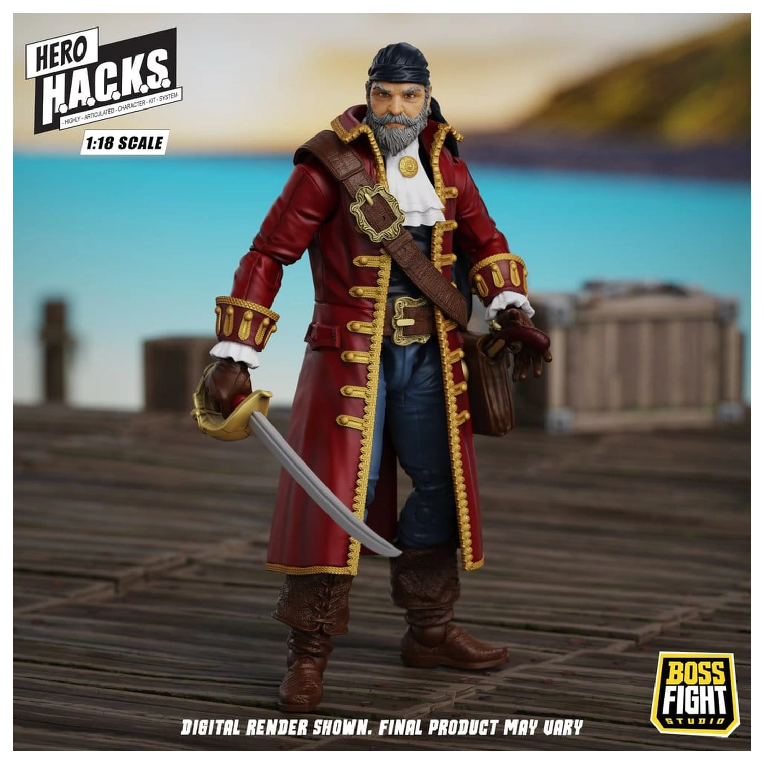 Hero H.A.C.K.S. Core Figurina de actiune 1/18 Heroes and Villains Wave 1 John Bradford: Captain of the Temporal Voyager poza produsului