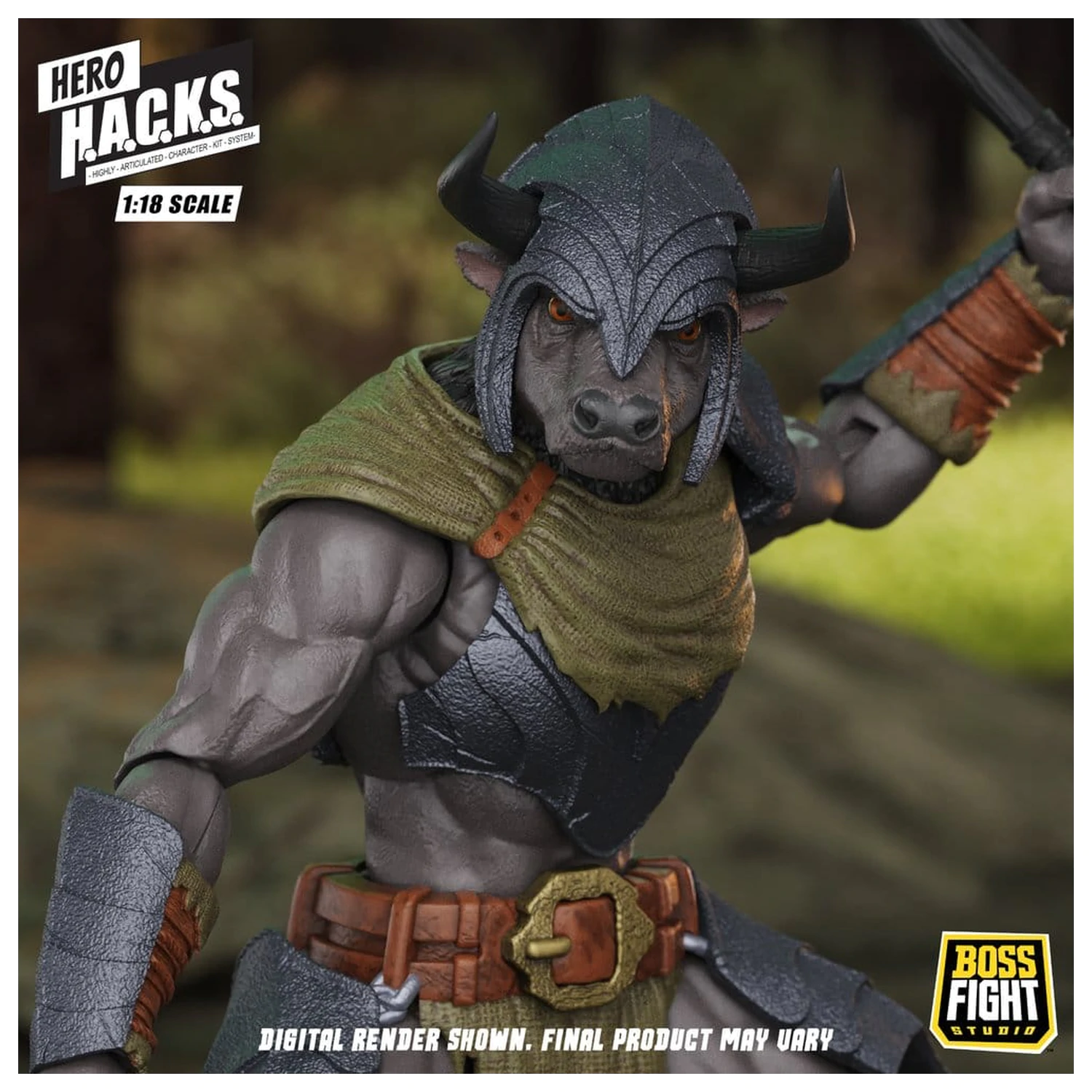 Hero H.A.C.K.S. Figurina de actiune Core 1/18 Heroes and Villains Wave 1 Minos Auroxos: Labyrinthian Warrior poza produsului