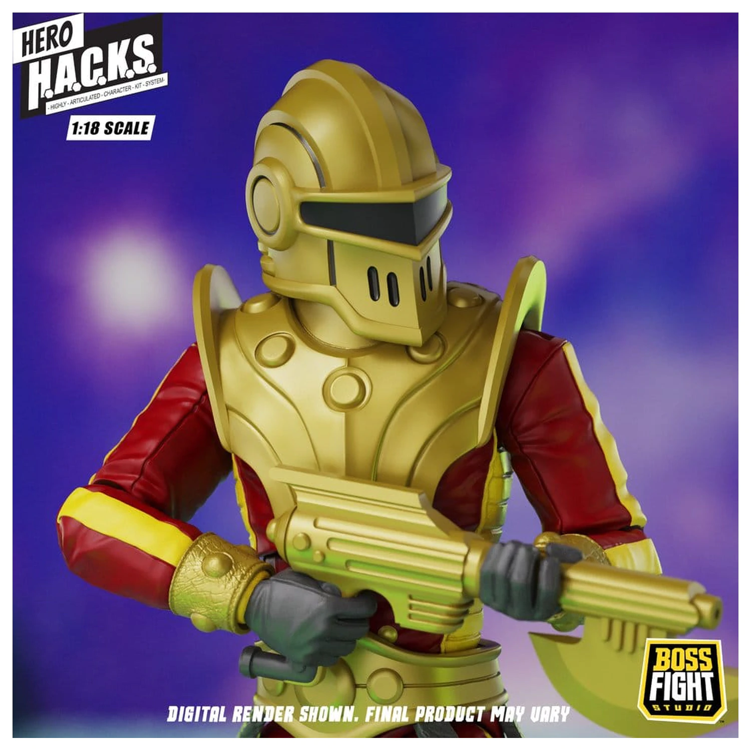Hero H.A.C.K.S. figurina de actiune Core 1/18 Heroes and Villains Wave 1 Stellar Guard: Cosmic Defender of Accord poza produsului
