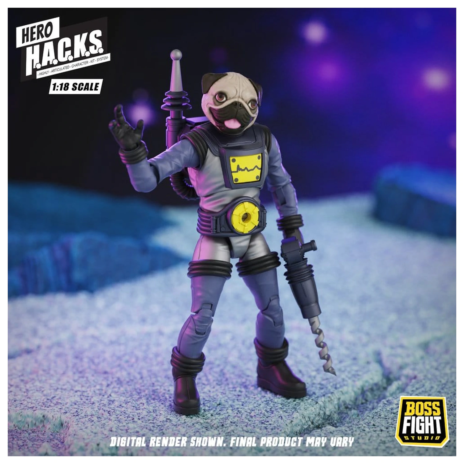 Hero H.A.C.K.S. Figurina de actiune Core 1/18 Heroes and Villains Wave 1 Zarko Resources Inc.: Galactic Prospectors poza produsului
