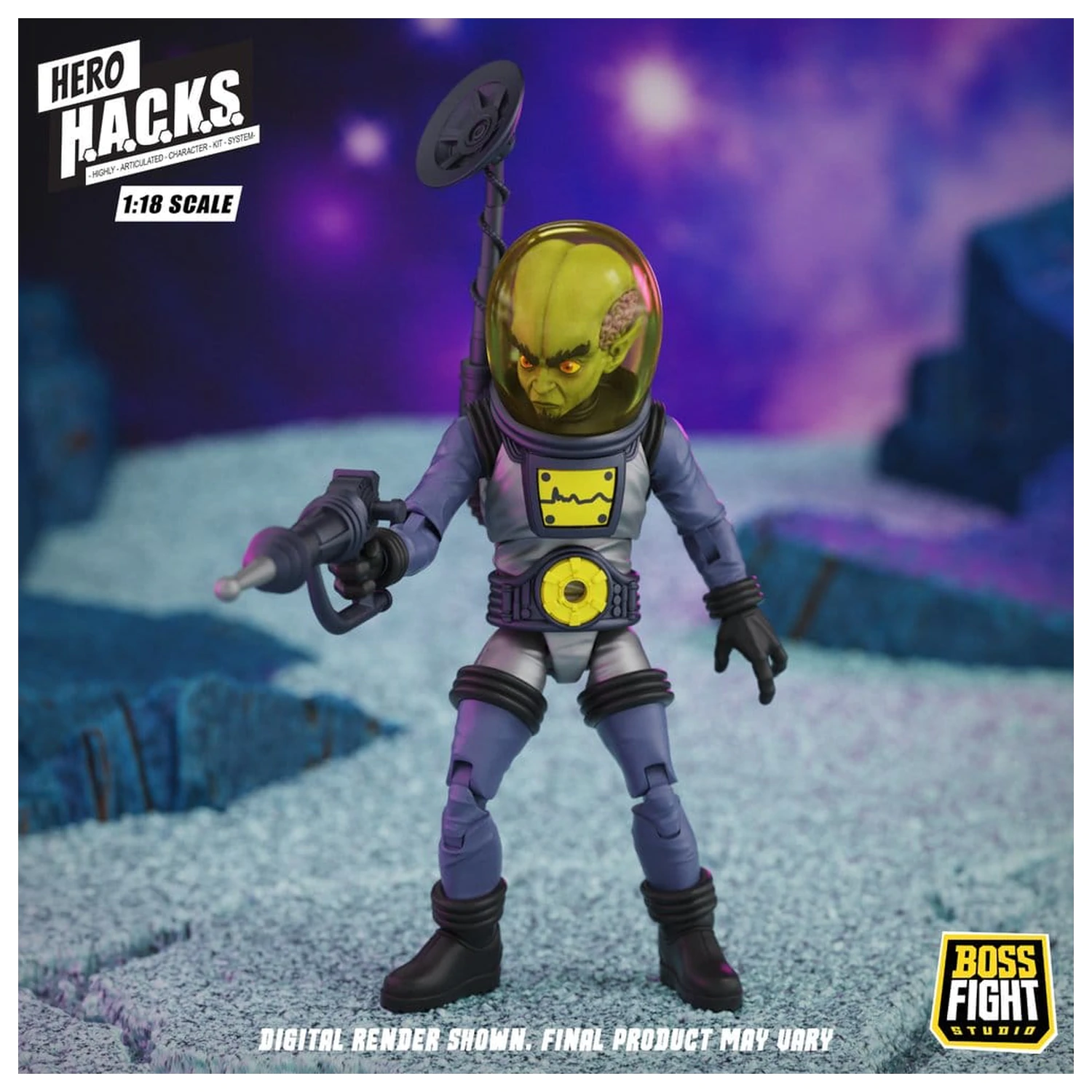 Hero H.A.C.K.S. Figurina de actiune Core 1/18 Heroes and Villains Wave 1 Zarko Resources Inc.: Galactic Prospectors poza produsului