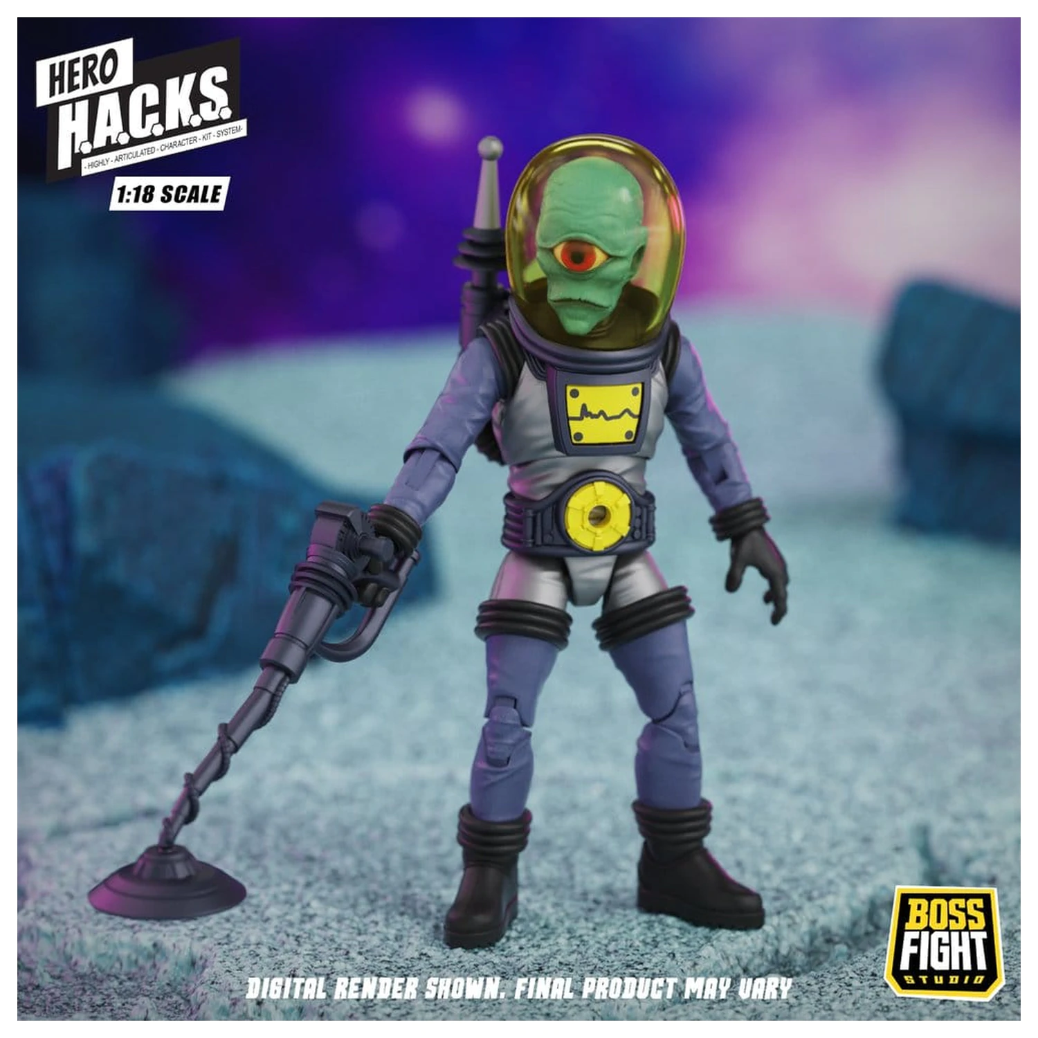 Hero H.A.C.K.S. Figurina de actiune Core 1/18 Heroes and Villains Wave 1 Zarko Resources Inc.: Galactic Prospectors poza produsului