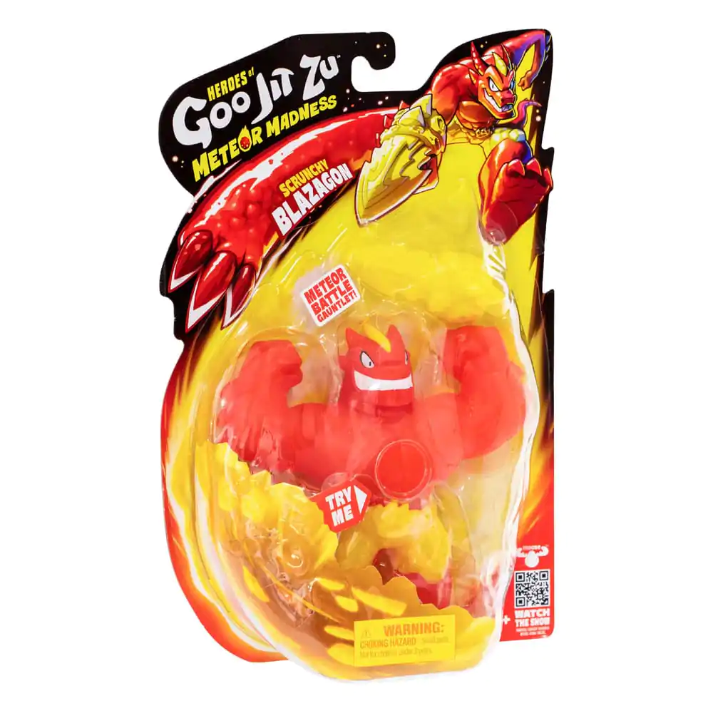 Figurină extensibilă Heroes of Goo Jit Zu Meteor Madness Blazagon 13 cm poza produsului
