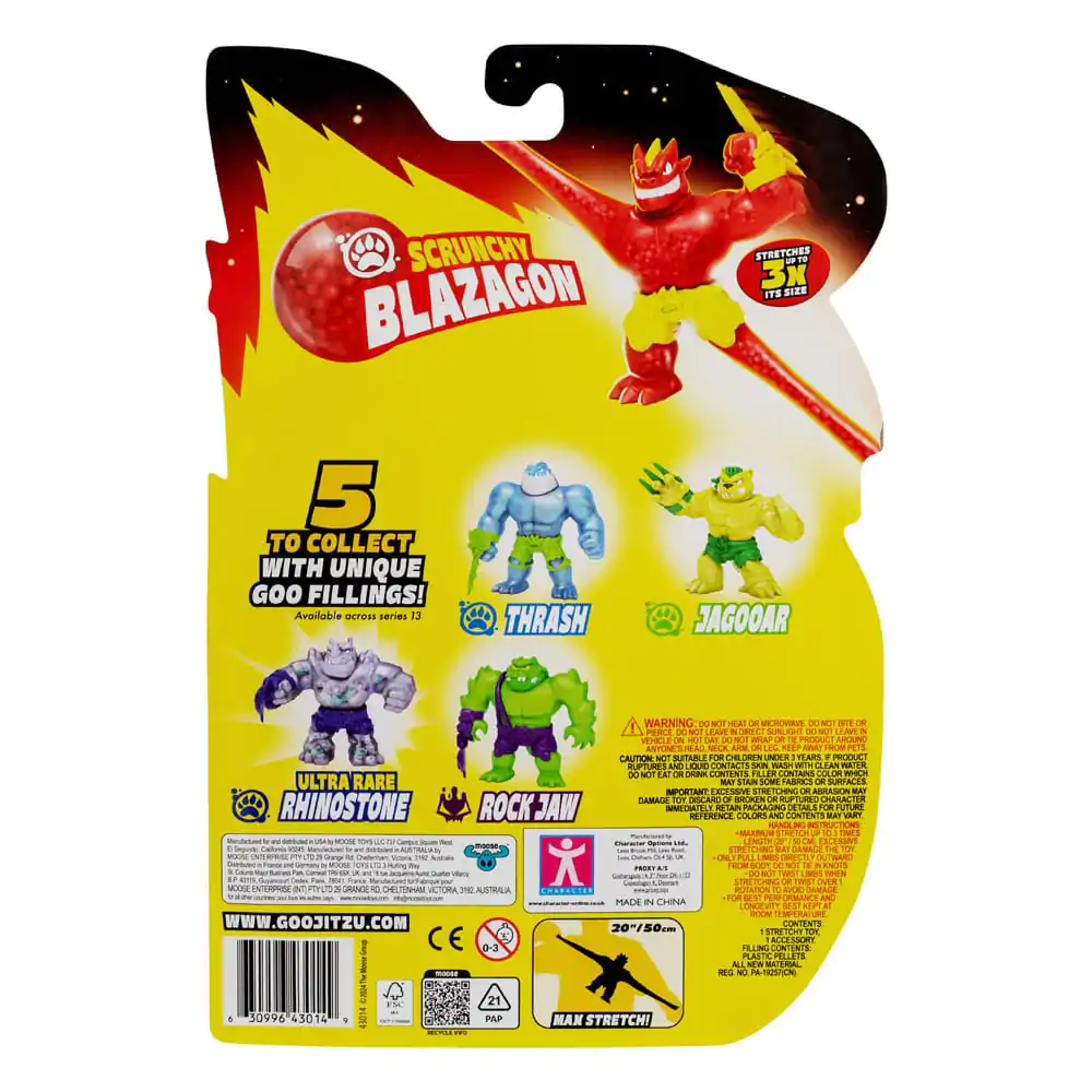 Figurină extensibilă Heroes of Goo Jit Zu Meteor Madness Blazagon 13 cm poza produsului