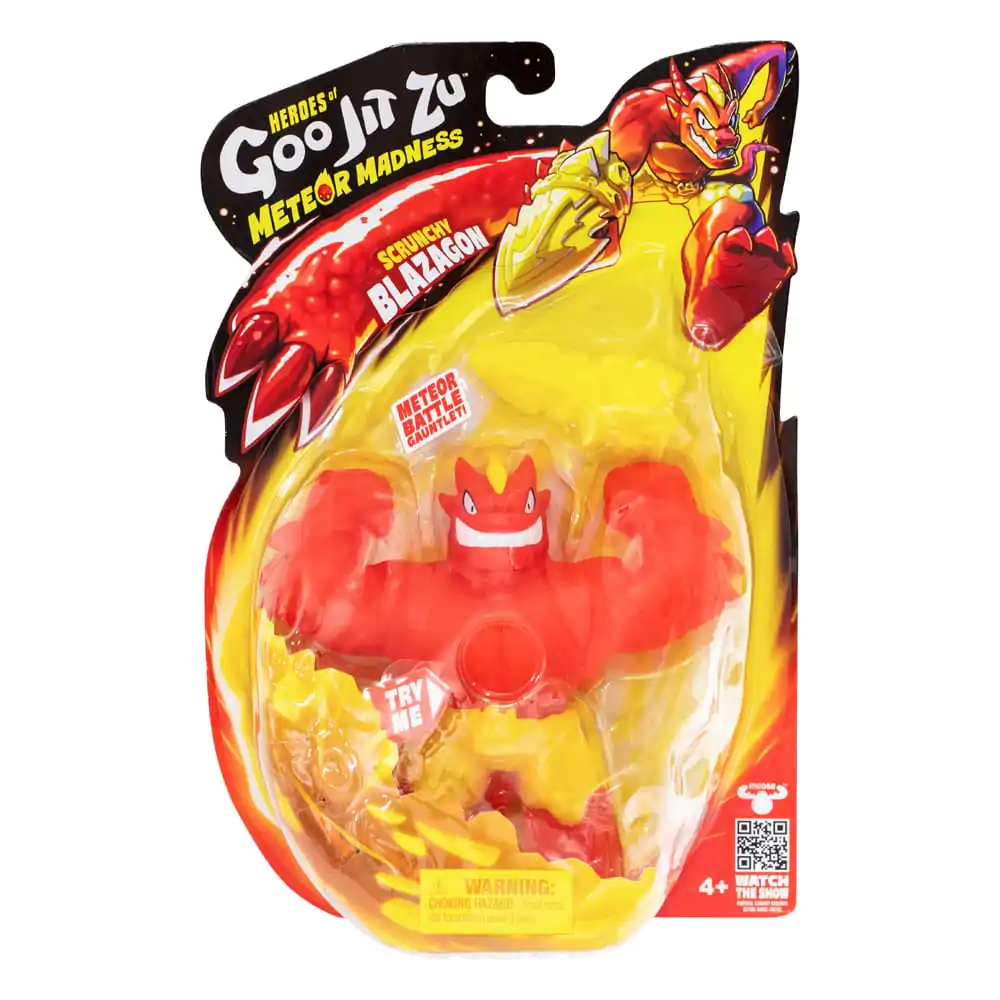 Figurină extensibilă Heroes of Goo Jit Zu Meteor Madness Blazagon 13 cm poza produsului
