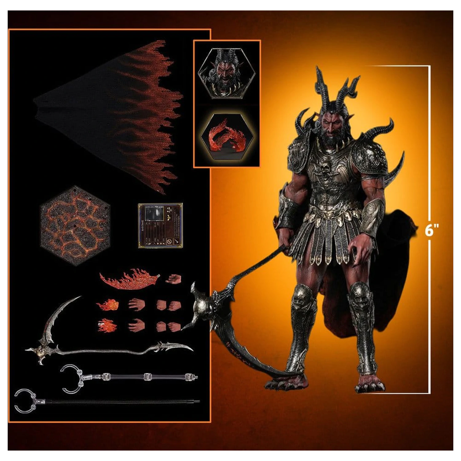 Heroes of Might and Magic III Figurina de actiune 1/12 Arch Devil (Deluxe Version) 15 cm poza produsului