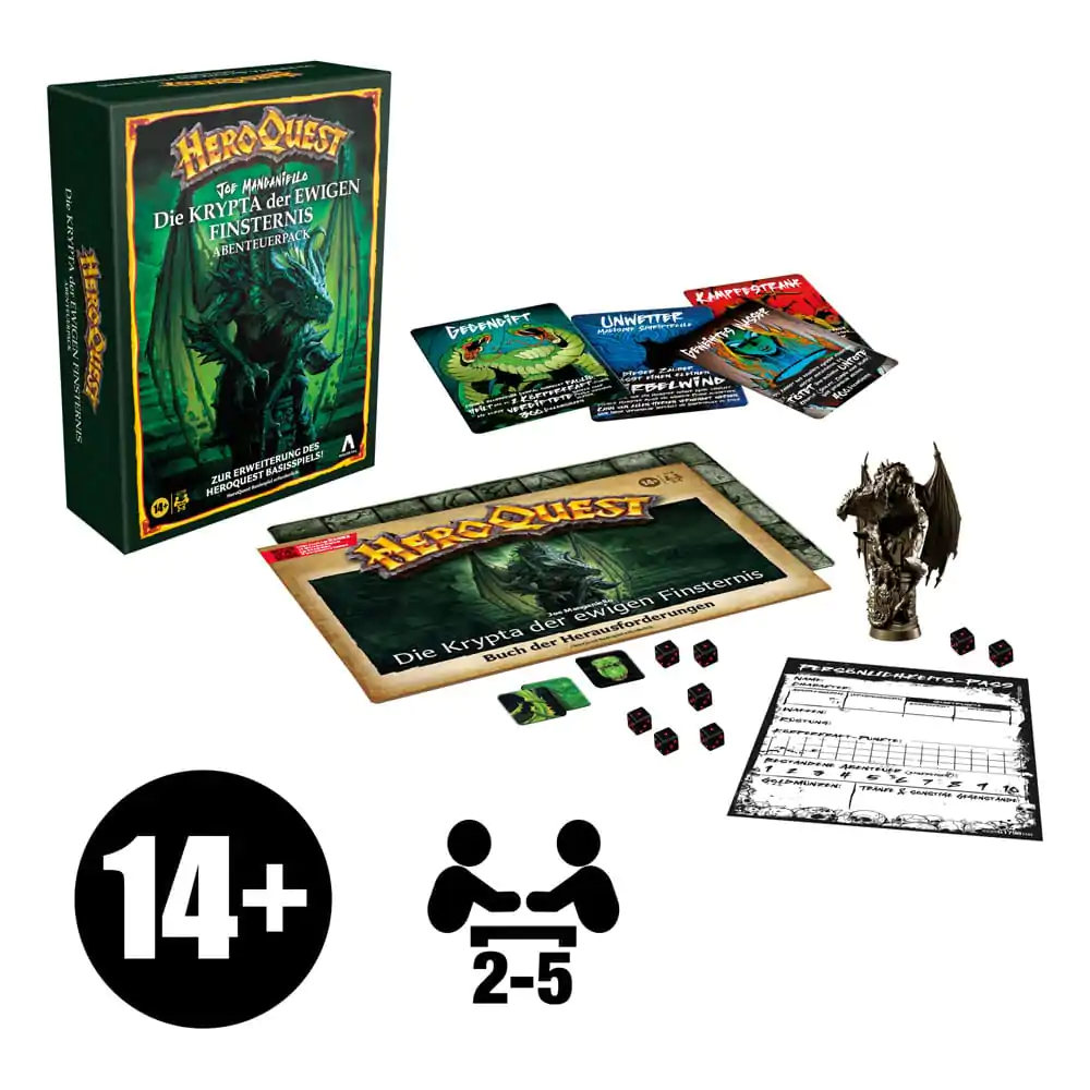 HeroQuest Board Game Expansion Die Krypta der ewigen Finsternis Pachet Quest *German Version* poza produsului