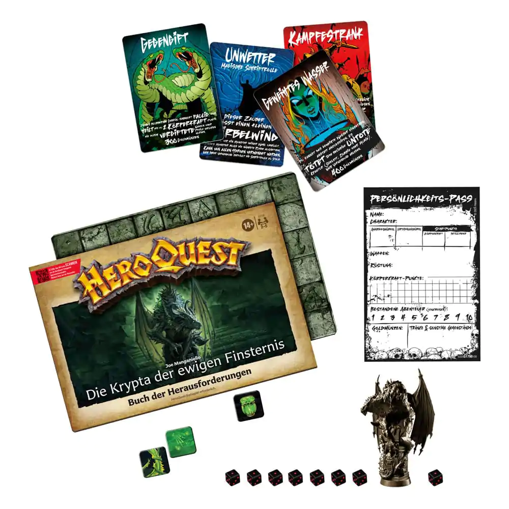 HeroQuest Board Game Expansion Die Krypta der ewigen Finsternis Pachet Quest *German Version* poza produsului
