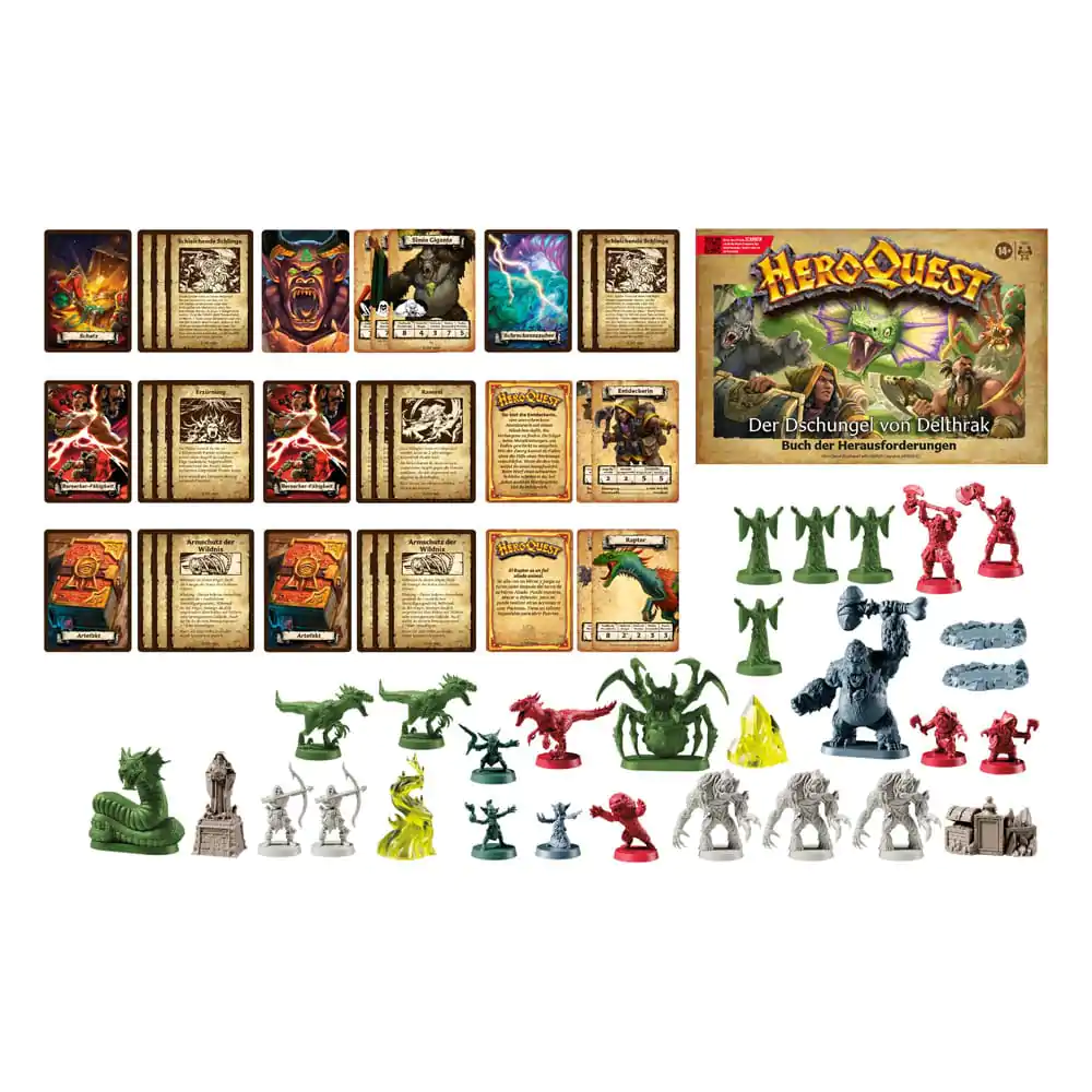 HeroQuest Joc de Societate Expansion Der Dschungel von Delthrak Quest Pack *German Version* poza produsului