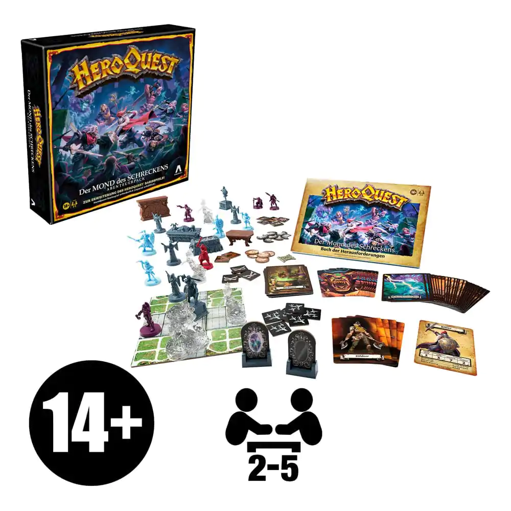 HeroQuest Joc de masă Expansion Der Mond des Schreckens Quest Pack *German Version* poza produsului