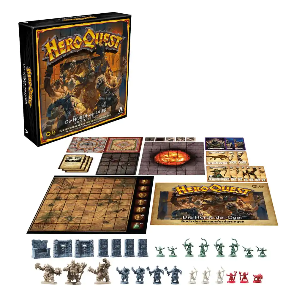 HeroQuest Board Game Expansion Die Horde der Oger Quest Pack *German Version* poza produsului