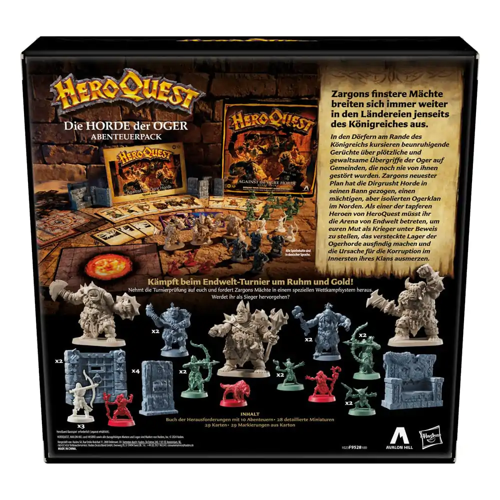 HeroQuest Board Game Expansion Die Horde der Oger Quest Pack *German Version* poza produsului