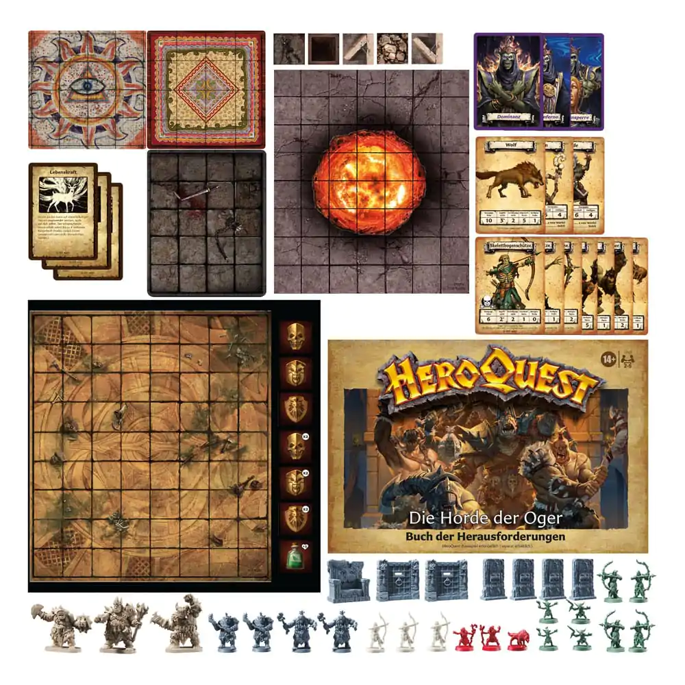 HeroQuest Board Game Expansion Die Horde der Oger Quest Pack *German Version* poza produsului