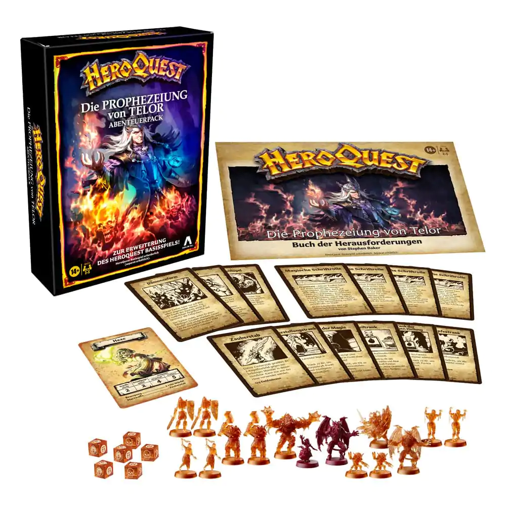 HeroQuest Board Game Expansion Set de misiuni Die Prophezeiung von Telor *Versiunea Germană* poza produsului